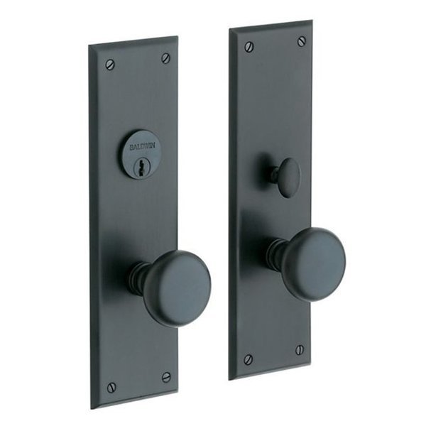 Double Cylinder Entry Handlesets Oil Rubbed Bronze, BALDWIN ESTATE, Mfr# 6552.102.DBLC